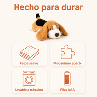 SnugBeat hecho para durar: felpa suave, mecanismo aparte, lavable, pilas AAA