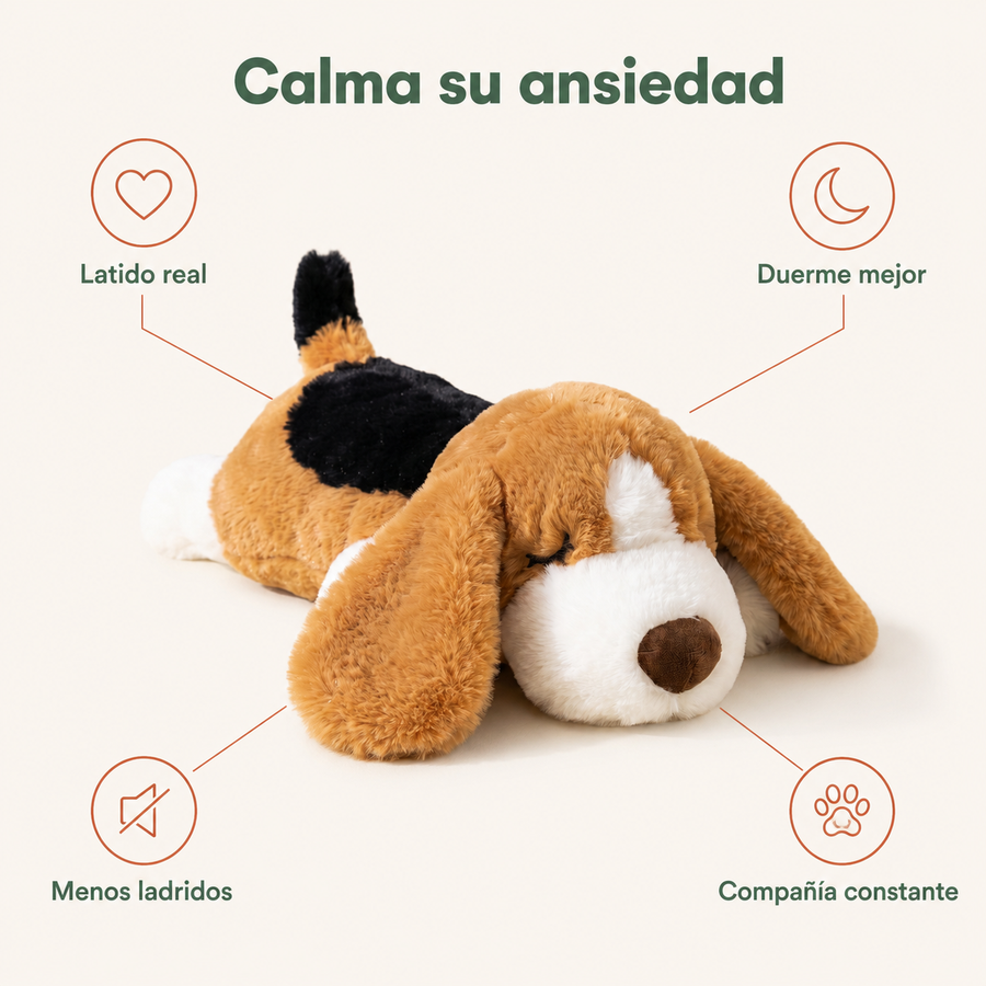 SnugBeat calma la ansiedad por separación: latido real, duerme mejor, menos ladridos