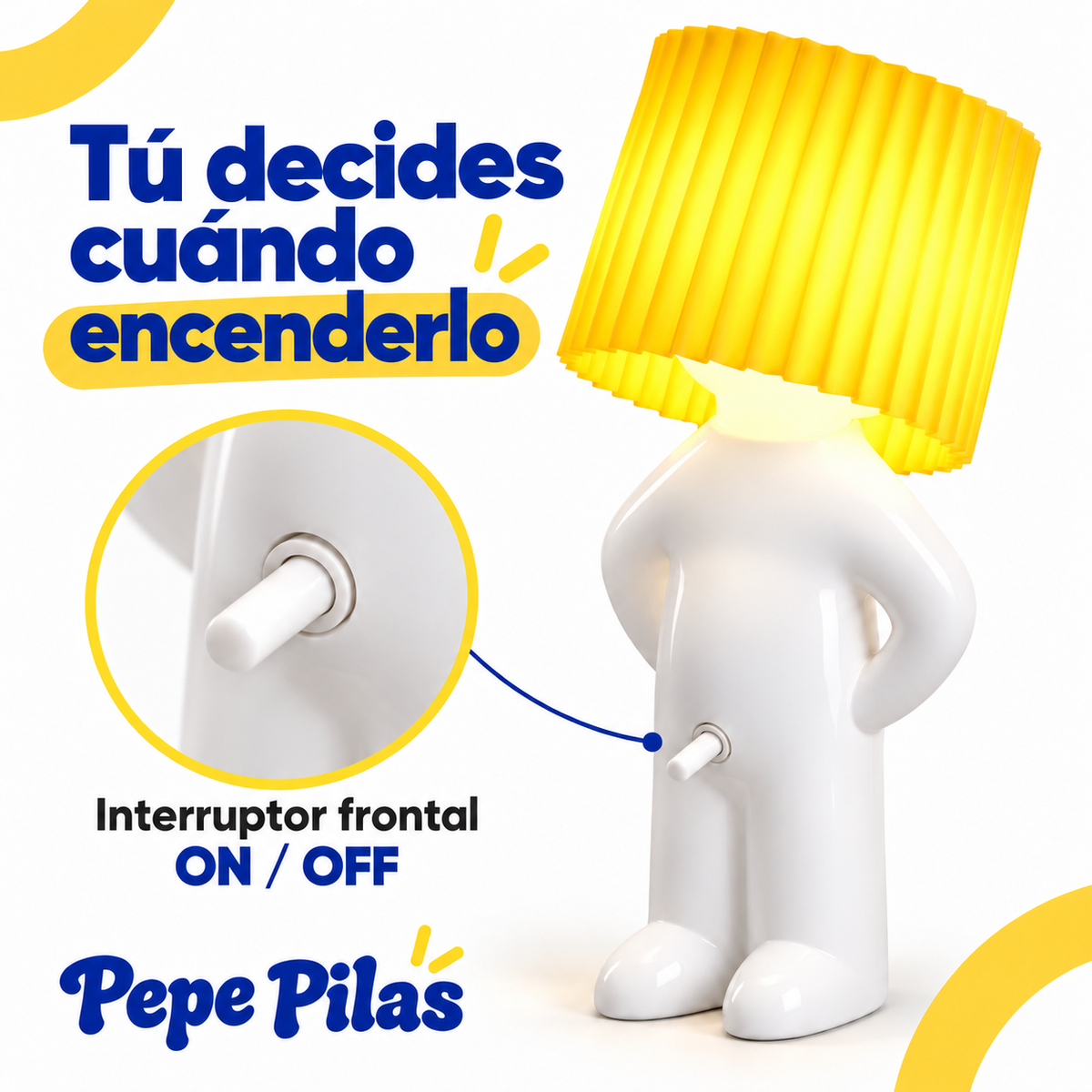 Interruptor frontal ON / OFF de Pepe Pilas