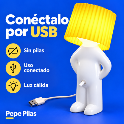 Alimentación USB de Pepe Pilas, uso conectado y sin pilas